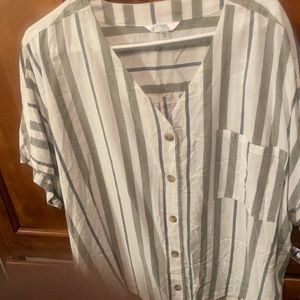 Time and Tru button down